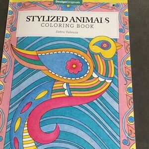 Stylized Animals Coloring Book by Debra Valencia